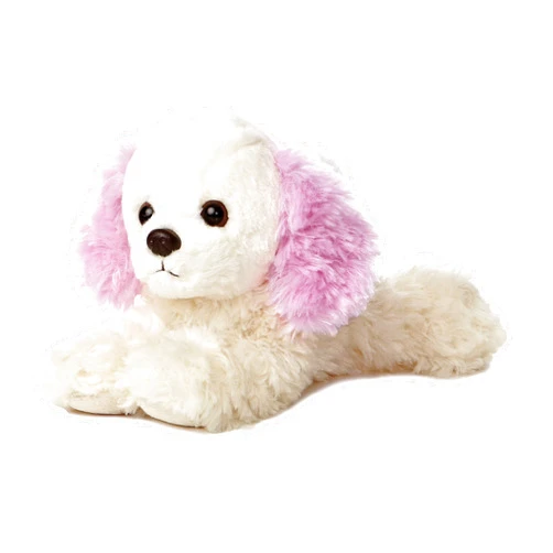 Aurora® Adorable Mini Flopsie™ Chloe™ Stuffed Animal - Playful Ease - Timeless Companions - White 8 Inches