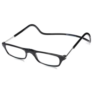 Impulse Clics CliC Magnetic Closure Reading Glasses XXL with Adjustable Headband Black 1.50