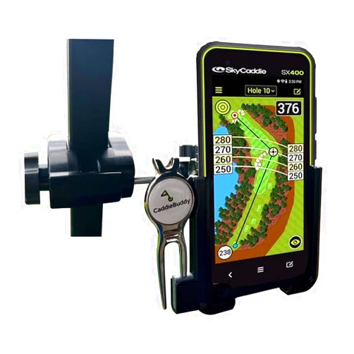 Caddie Buddy Golf Cart Mount for SkyCaddie SX400 or Garmin G80