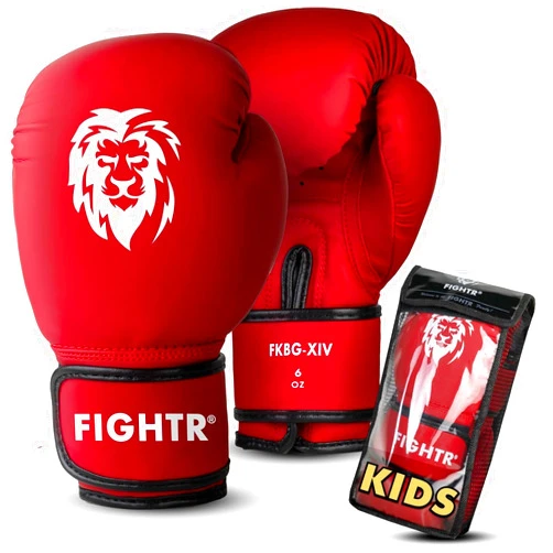 FIGHTR® Kids Boxing Gloves and More Stability | Junior Boys and Girls | Boxing, MMA, Muay Thai, Kickboxing & Martial Arts 04 06 oz | incl. Carry Bag