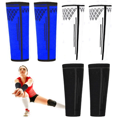 Hanaive 3 Pairs Volleyball Arm Sleeves Forearm Compression Sleeve for Shooting Sun Protection Basketball Football Women Men