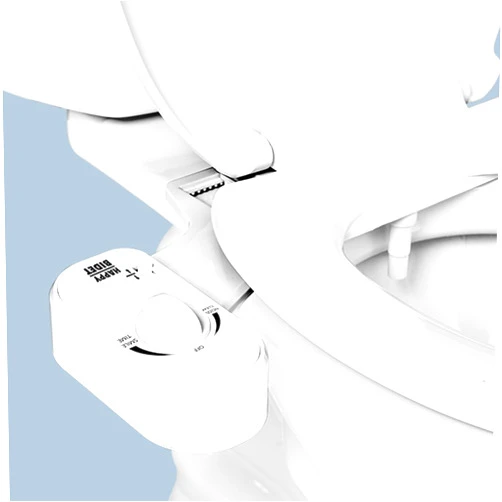 TUSHY Happy (Basic Toilet Seat Bidet Attachment) | Non-Electric, Adjustable Nozzle, Stream & Pressure. (Easy 10-Minute Install, No Plumbing or Electric Required), Save Toilet Paper & Trees!