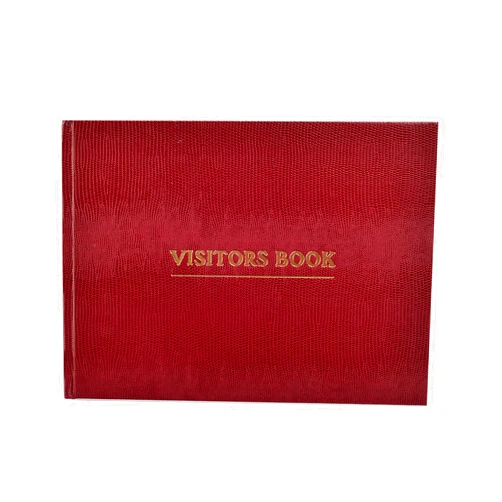 Arpan Deluxe Visitor Book for Business/Hotels/Guest Houses/Reception x 1- Burgundy
