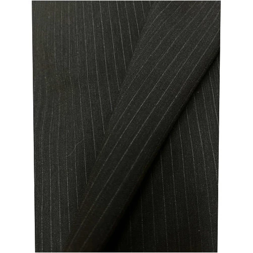 Tuva Textile Bolt of 100% Real Wool Fabric Suiting, (Pinstripes Style) Used for Jackets, Pants, Skirts, Dresses, Fabric by The Yard, Easy to Clean, Made in Italy
