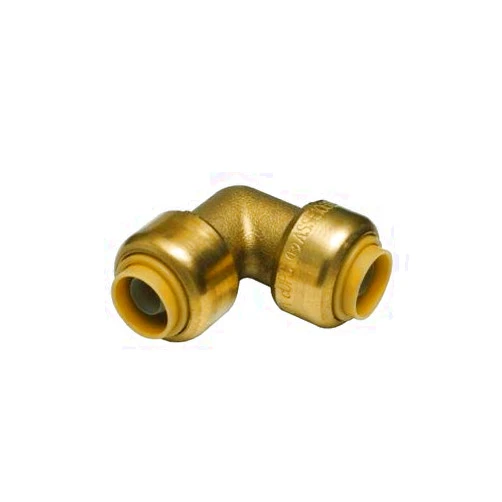 Cash Acme U246A Shark Bite 90-Degree Elbow Coupling, 3/8-Inch
