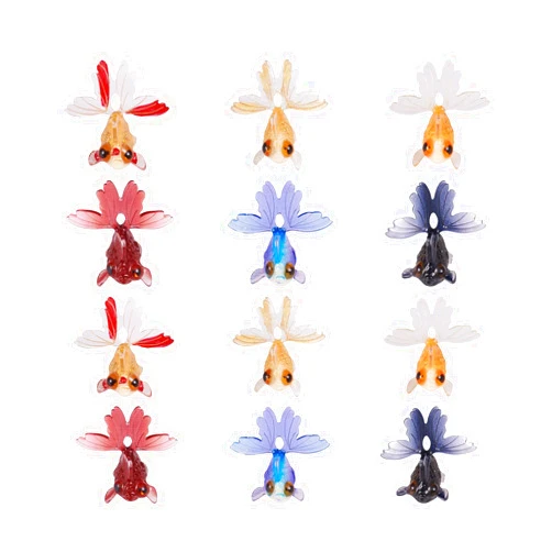 Craftdady Resin Butterfly Wing Charms Insect Fairy Wing Pendants Cute Animal Dangle Pendants Mushroom Charms Gradient Mermaid Fishtail Charms for DIY Earring Bracelet Necklace Jewelry Making