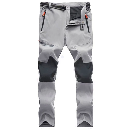 MAGCOMSEN Men's Hiking Pants Quick-Dry Water Resistant Lightweight Work Outdoor Pants with Zipper Pockets