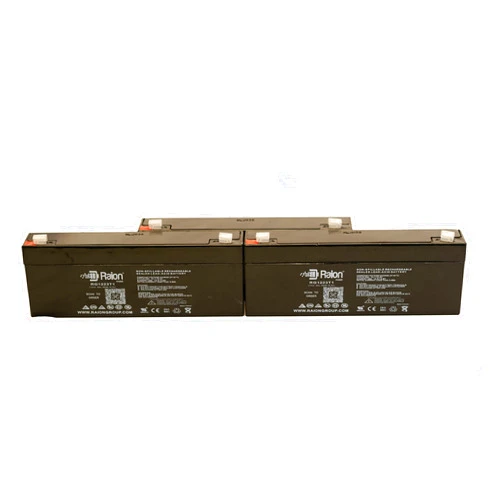 Raion Power 12V 2.3Ah Replacement AGM Battery for Steris Corp Hall Arthoscope - 3 Pack