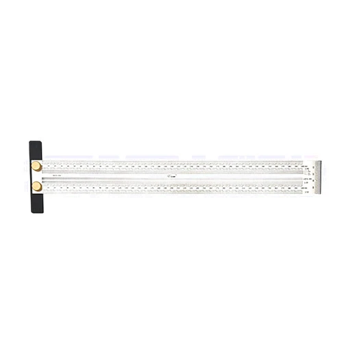 Muloo T-Rule,Precision Marking T-Rule Precision Woodworking Tools T-Square,Positioning Scribing Gauge,Carpenter Mark T-Rule