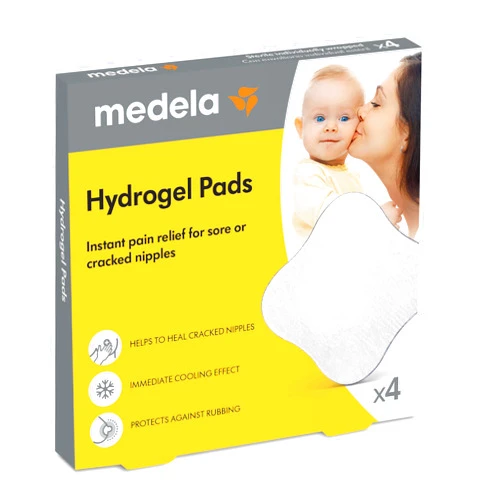 Medela Hydrogel Pads | Pain Relief for Sore or Cracked Nipples | Breastfeeding Essentials