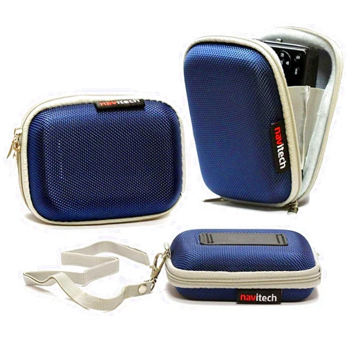 Navitech Blue Shockproof Camera Case Compatible With Lifegogo 64MP Compact Digital Camera