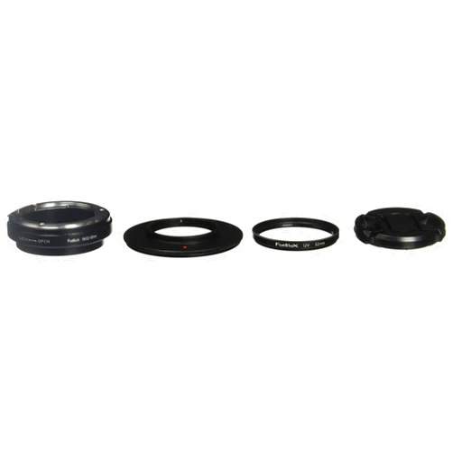 Fotodiox 72mm Macro Reverse Ring Filter Kit Compatible with 72mm Filter Thread Lenses to Nikon F-Mount Cameras - with UV Filter, Mechanical Aperture Control Adapter, and Cap