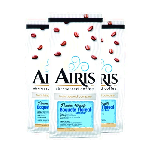 Airis Coffee Beans Roasted To Order, Panama Boquete - Light/Medium Roast, 3/12 oz bags (2.25lbs), Airis Coffee Roasters