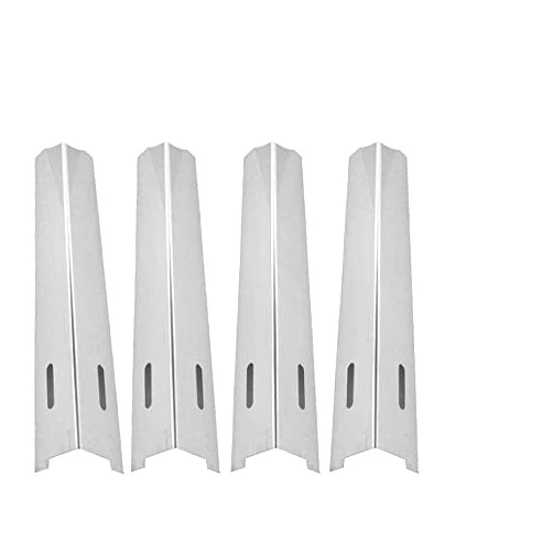 DORINI Perfect Flame 225203, 25586, GSC3318, GSC3318N & Brinkmann 810-8501-S, 810-8502-S (4-Pack) Stainless Steel Heat Shield