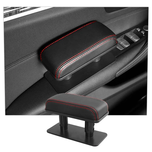 CDEFG Universal Armrest Support Elbow Rest Pad Armrest Extender Adjustable Height Comfort Arm Rest Pads Fit for Driver Side and Passenger Side