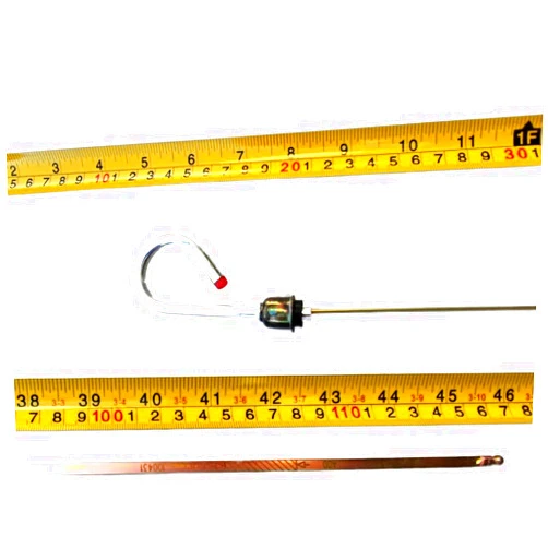 BLKPRO Oil Dipstick Gauge Indicator BLKPRO OEM Replacement for 5.9L Cummins B5.9 12V 94-96 3923128