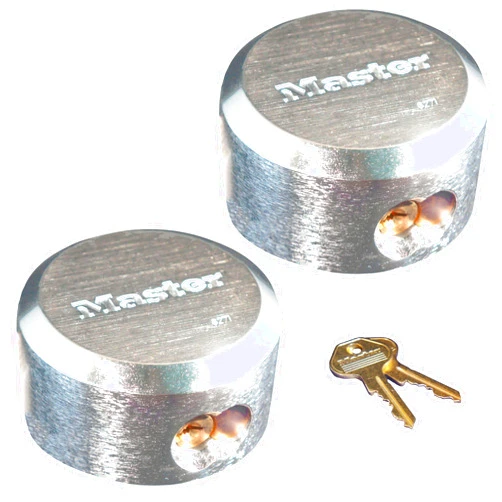 Master Lock Pro Series Hidden Shackle Padlocks, Keyed Alike 6271NKA-2 w/BumpStop Technology