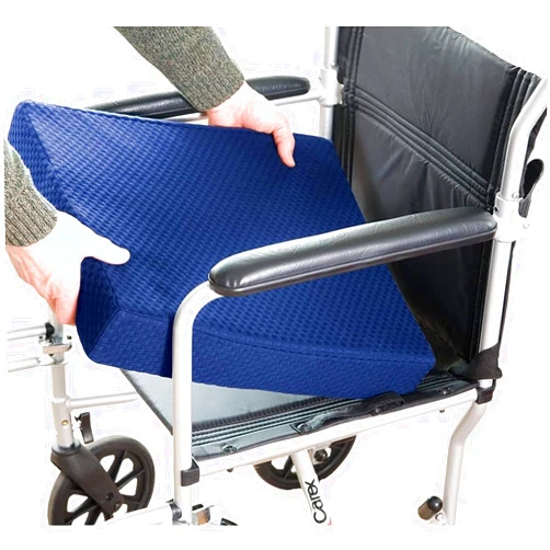 Carex Memory Foam Seat Cushion - Office Chair Cushion and Wheelchair Cushion - Comfortable Chair Pad, 18