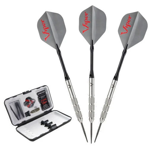 Viper V-Factor 90% Tungsten Steel Tip Darts with Storage/Travel Case