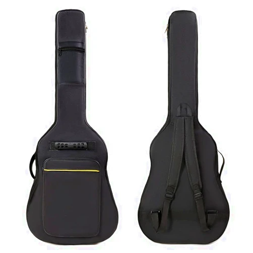 Evil Hair 36 Inch Acoustic Guitar Gig Bag Waterproof Dual Adjustable Shoulder Strap 5mm Padding Backpack with Accessories -For 36