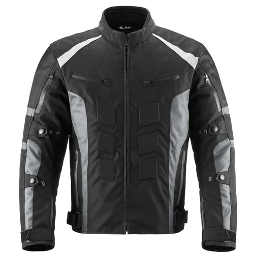 ILM Motorcycle Jacket with CE Armor for Men Enduro Touring Dualsport Riding Water Resistant Textile All-weather B02