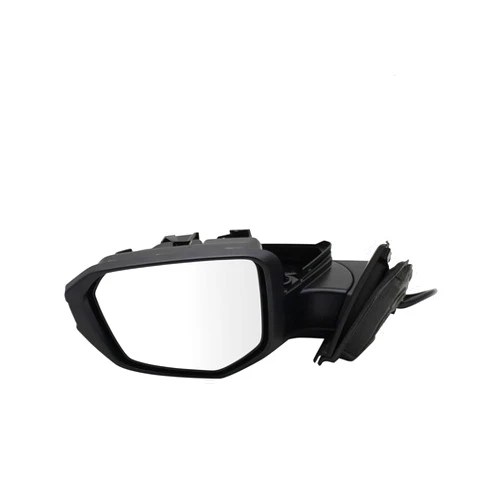 OYYMTE 1pc Left Driver Side Black Manual Exterior Door Rear View Mirror Paint Match Plastic 76258Tbac21Za 2611647562 128-65831AL