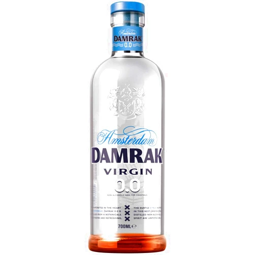 DAMRAK VIRGIN 0.0 – Non Alcoholic Distilled Spirit – Highest Rated Citrus-Forward Gin Mocktails – Mix Delicious Non Alcoholic Cocktails