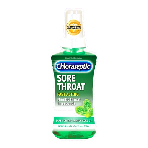 Chloraseptic Sore Throat Spray, Menthol, 6 oz