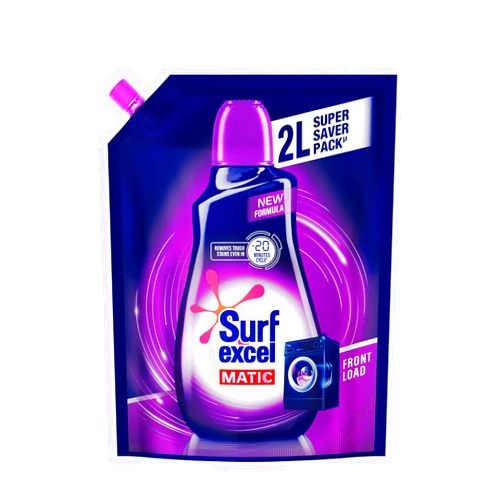 Surf Excel Front Load Matic Liquid Detergent Pouch - 2 L