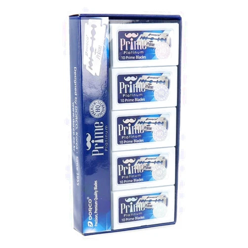 Dorco 100 Piece Prime Double Edge Razor Blades