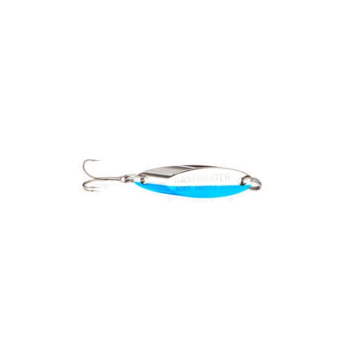 Acme Kastmaster Fishing Lure, Chrome/Neon Blue, 2 oz.