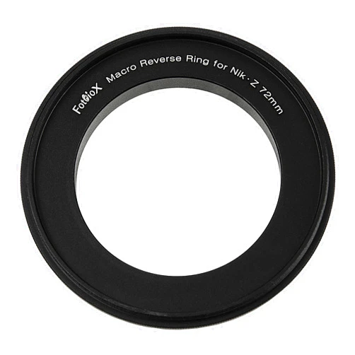 Fotodiox Macro Reverse Ring 72mm Compatible with Nikon Z - Camera Mount to 72mm Filter Thread Adapter for Nikon Z-Mount Cameras