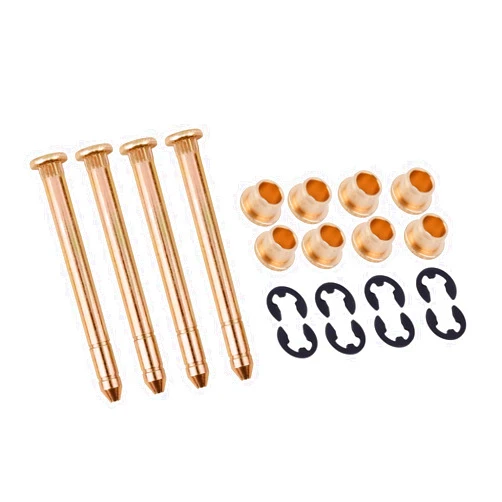 VASTAUTO Door Hinge Pin and Bushing Kit Fits for Ford F150 F250 F350 Bronco（2Door - 4Pins,8Bushings and 8Clips）