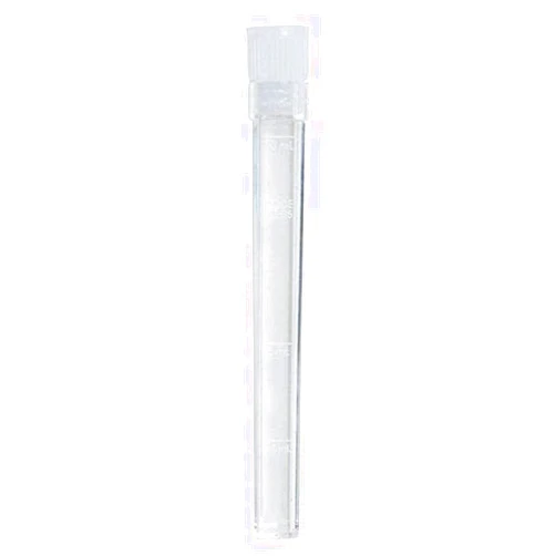 LaMotte 0106 LaMotte 0106 Plastic Test Tube, Square, 2.5 mL-5 mL-10 mL with Cap (Pack of 6)