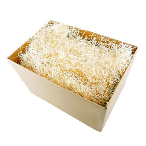 American Excelsior Company American Excelsior Wood Wool Packing Filler - 10 lb - All-Natural Aspen Wood Wool for Box and Gift Basket Packaging Material