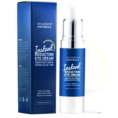Enaskin Naturals Instant Eye & Face Lift Cream - Rapid Tightener and Wrinkle Filler for Deep Wrinkles - Under-Eye Bags & Puffiness Remover - Temporary Face Firming for Women & Men in 60s - 0.5 oz