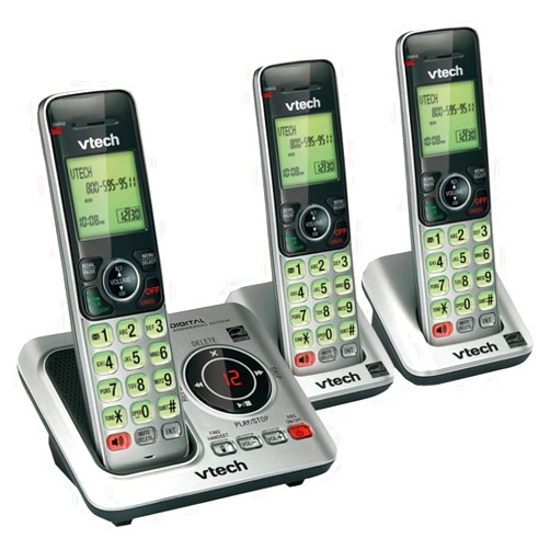 VTECH VTCS6629-3 DECT 6.0 Expandable Speakerphone with Caller ID (3-Handset System) Computers, Electronics, Office Supplies, Computing