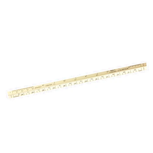 Alumicolor 6-in Pocket Architect Scale Gold