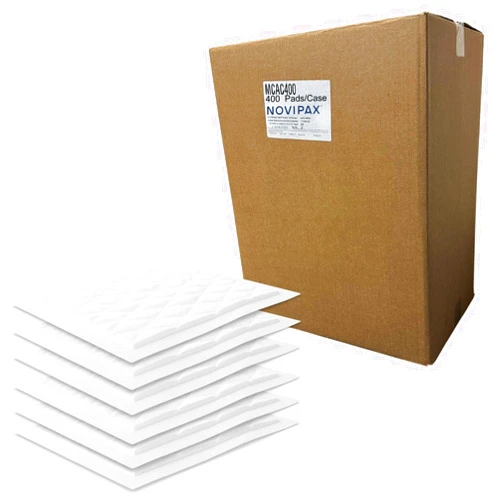 Novipax Dri-Loc Food Prep Pads - 400 Individual Prep Pads, Single Case - Absorbent Pads for Cut Produce and Protein- Impact Quality of Ingredients - Maintain Optimal Freshness