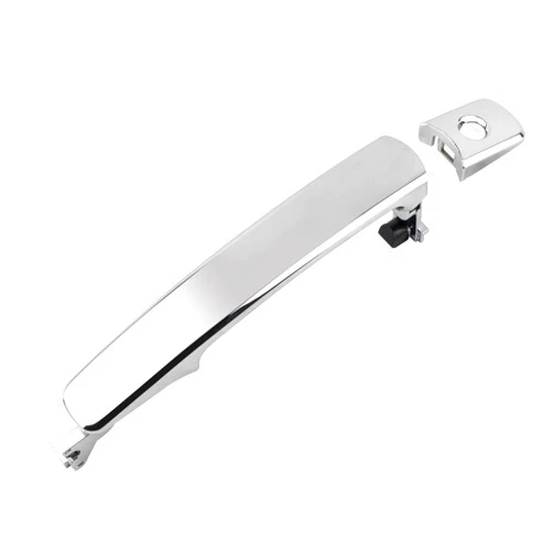 BOXI Exterior Chrome Door Handle Front Left Driver Side with Keyhole/Without Smart Key/for Infiniti FX35 FX45 2003-2008 / for Nissan Murano 2003-2007 / Rogue 2010-2015/80640-CA012 80640CA012
