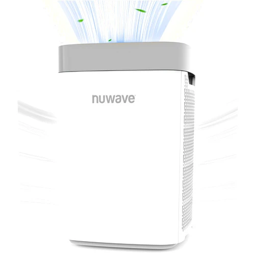 Nuwave Portable Air Purifier for Large Room up to 1361 Sq Ft with PM 2.5 Display Air Quality Sensor, H13 True HEPA Air Filter Remove 99.97% of Pets Dander Odor Dust Smoke with Double-sided Air Intake