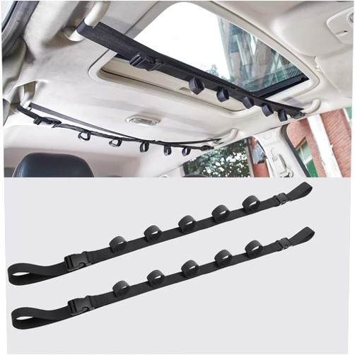 MOPHOEXII Fishing Pole Holder for Car,Car Fishing Rod Holder,Fishing Pole Storage Rack for SUV/Wagons/Van/Jeep/Truck, 2 Styles Available: Fishing Pole Roof Rack and Backseat Pole Holder