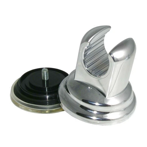 LDR Industries LDR 520 2433C 2-In-1 Permanent or Suction Showerhead Wall Mount, Chrome