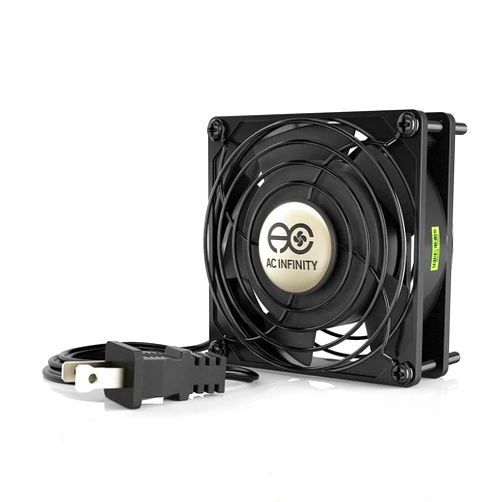 AC Infinity AXIAL 9225, Muffin Fan, 120V AC 92mm by 92mm by 25mm High Speed, UL-Certified for DIY Cooling Ventilation Projects