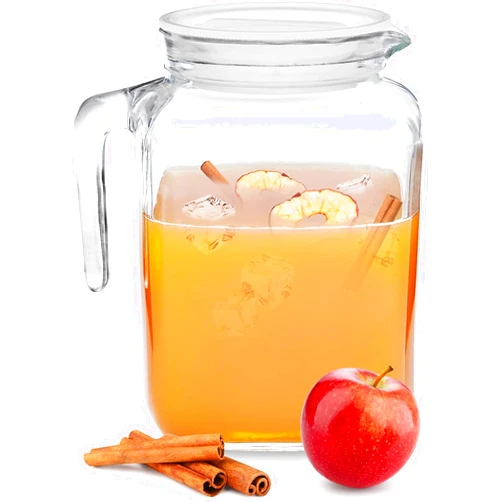 Bormioli Rocco Frigoverre Jug with Hermetic Lid, 68 oz, 2 Liter, DD- By Size