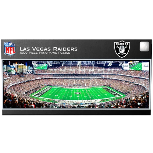 MasterPieces 1000 Piece Sports Jigsaw Puzzle - NFL Las Vegas Raiders Center View Panoramic - 13