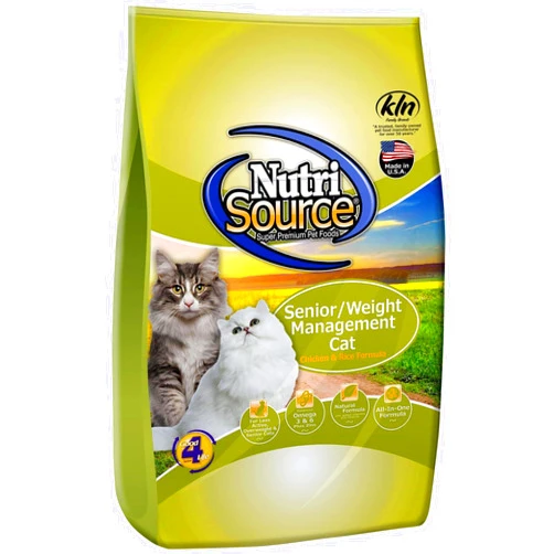 Nutri Source Senior Weight Management - Chicken & Rice - 16 lbs