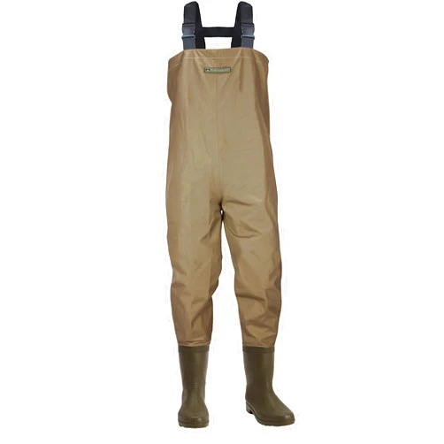 Paramount Outdoors Slipstream Heavy Nylon PVC Coated Fishing Chest Wader with Boots