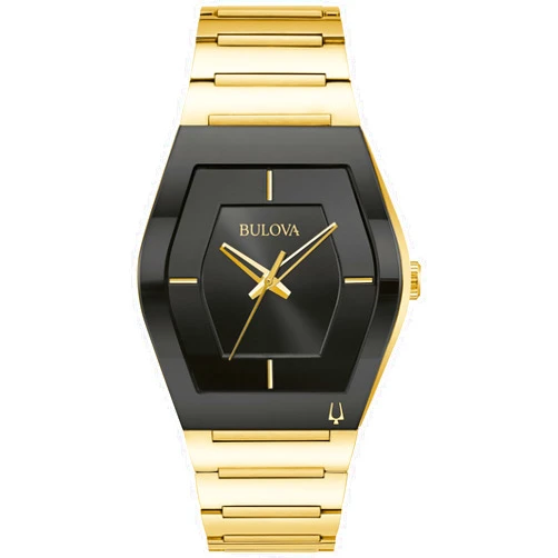 Bulova Men's Modern Gemini 3-Hand Quartz Silver Stainless Steel Watch, Edge-to-Edge Crystal