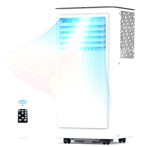 COWSAR 8000 BTU Portable Air Conditioners, Portable AC Cool up to 350 Sq.Ft, 4 Modes Room Air Conditioner with Remote/LED Display/24Hrs Timer/360° Wheels/Installation Kits, Ideal for Home/Office/Dorms